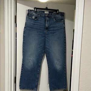 Frame Denim Women's Medium Blue Straight Jeans